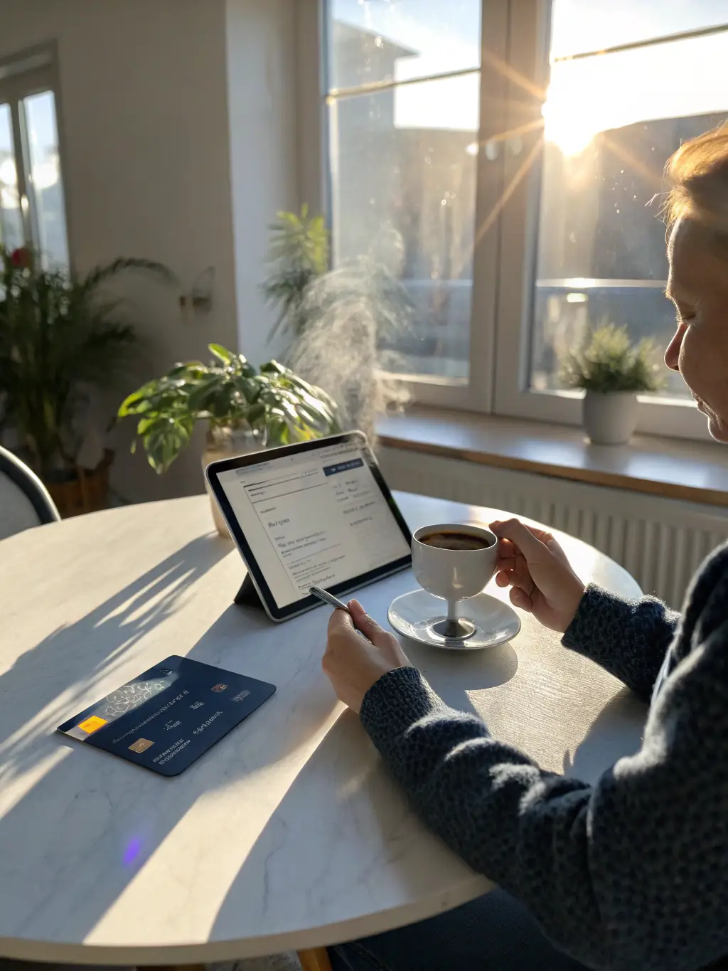 An image of a landlord receiving rent payments via digital transfer on a mobile device, highlighting the convenience and efficiency of the rent collection process.